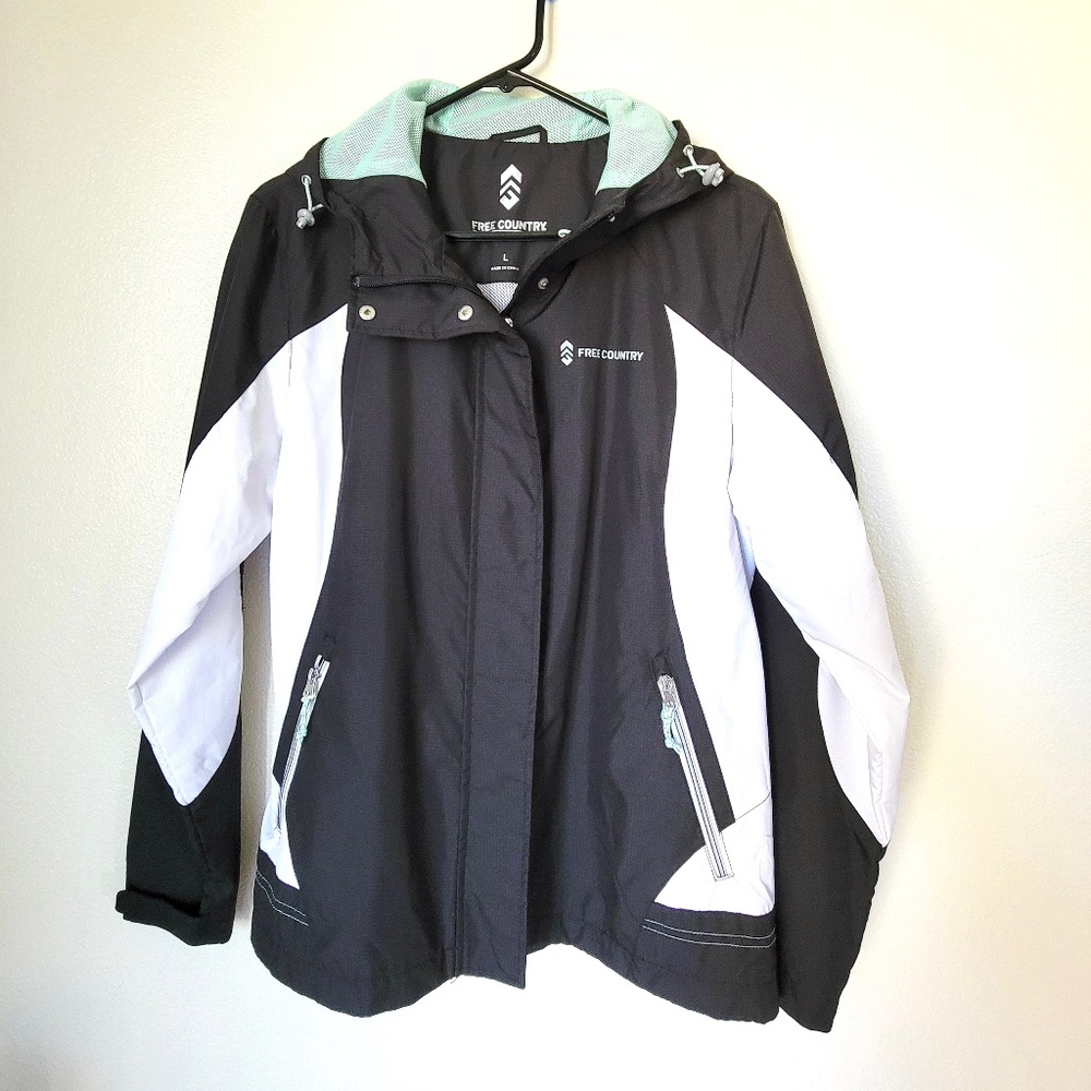 NWOT Free Country Athletx Series Windbreaker Jacket - L
